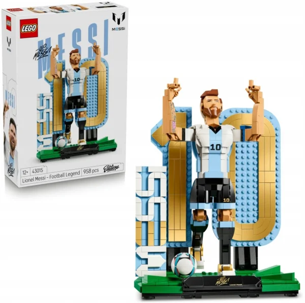 LEGO Editions 43015 Lionel Messi - Futball-legenda