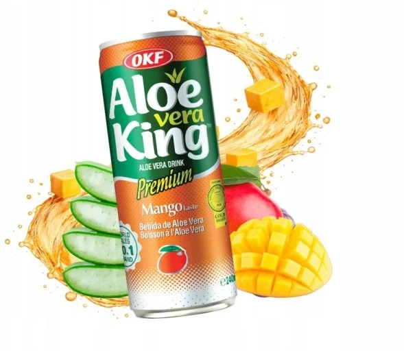 OKF ALOE VERA KING - MANGÓ - 240ML - KOREA - Aloe vera ital - 24/07