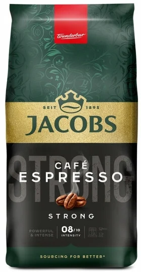 Szemes kávé Jacobs Espresso Strong 1kg