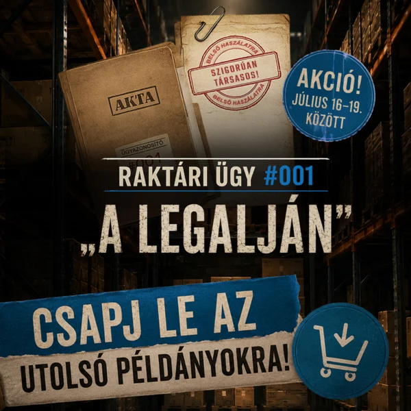Raktári ügy - Utolsó darabos társasok jó áron
