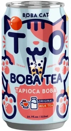 Bob Cat Original Tapioca Bubble Tea 315 ml TAJVAN (közeli lejárat)