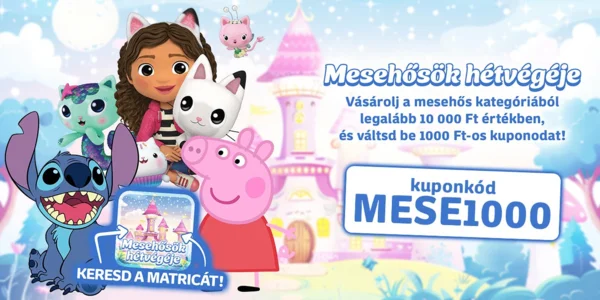 Mesehősök hétvégéje (1/10 ezer Ft kedvezmény)