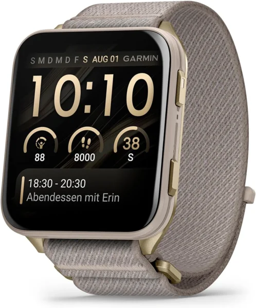 Garmin Venu X1 51 mm okosóra, AMOLED kijelző, GPS, sportfunkciók, fekete