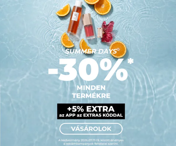 Summer Days -30% a kiválasztott termékekre