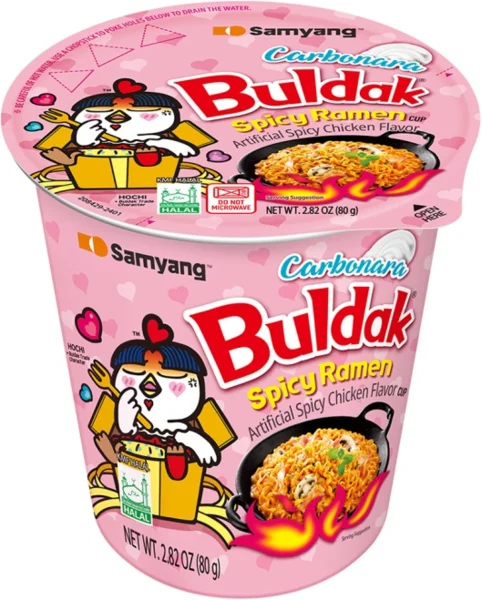 Zupka Samyang Buldak Hot Kurczak Fűszeres Ramen Carbonara 80 g