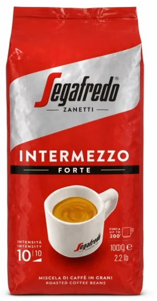 Segafredo Intermezzo 1kg szemes kávé intenzív olasz eszpresszó kávé