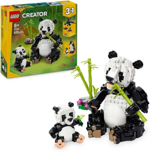 LEGO® Creator 3-in-1 - Vadállatok: Pandacsalád (31165)