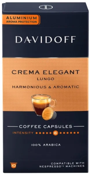 Davidoff CREMA ELEGANT Nespresso kapszula 10 db