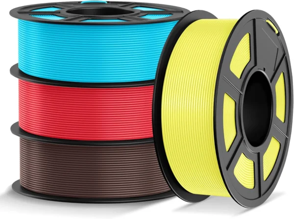 TECBEARS PLA+ 3D nyomtató filament készlet, 1.75 mm, 4 kg, 4 szín