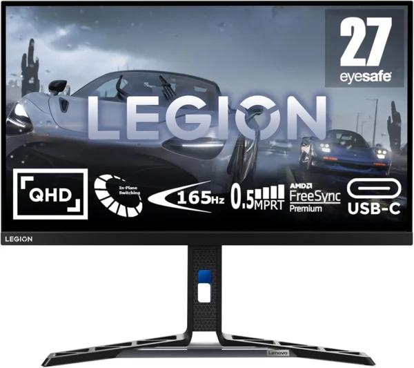 Lenovo Legion Y27h-30 27" QHD 180Hz IPS gamer monitor, fekete