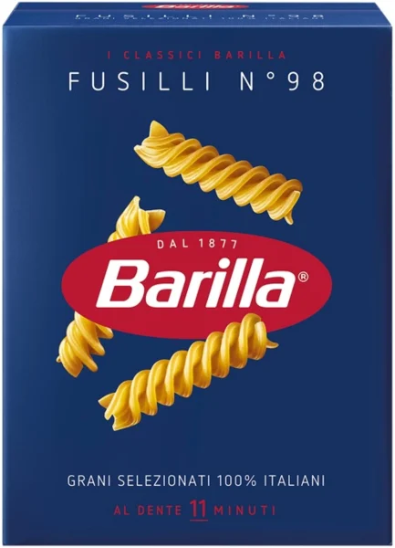 Olasz tészta Barilla pasta di semola fusilli n.98