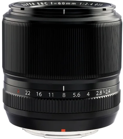 Fujifilm XF 60 mm objektív, F2.4, fekete