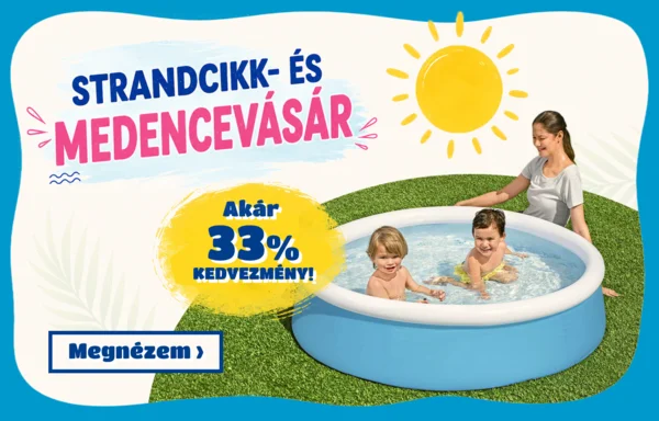 Strandcikk- és medencevásár (akár -33%)