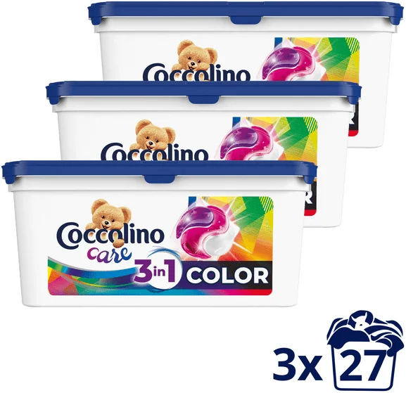Coccolino Care mosókapszula 3x27db Color
