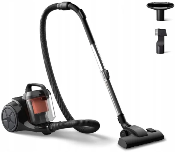 Philips Porzsák nélküli porszívó 800W Philips 1000 sorozat fekete XB1142/10