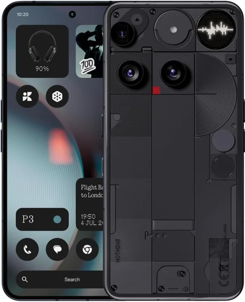 Nothing Phone (3) okostelefon, 16GB/512GB, Fekete