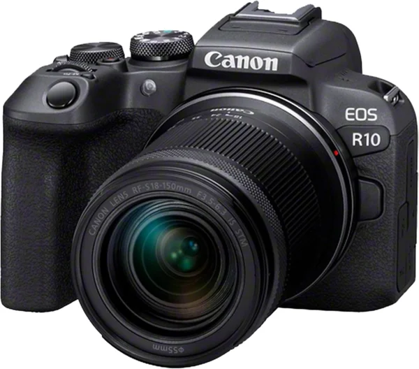 Canon EOS R10 + RF-S 18-150mm IS STM tükör nélküli fényképezőgép, fekete