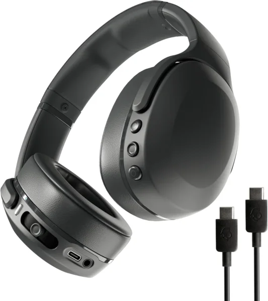 Skullcandy Crusher Evo vezeték nélküli over-ear fejhallgató, fekete
