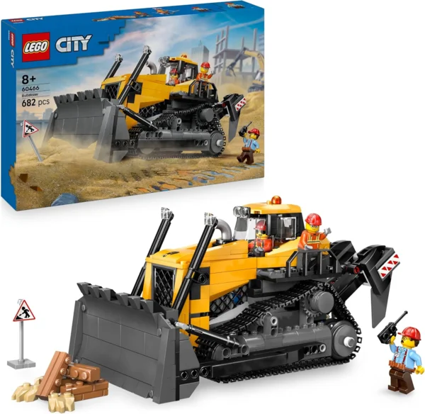 LEGO City Sárga dózer építőkészlet (60466)
