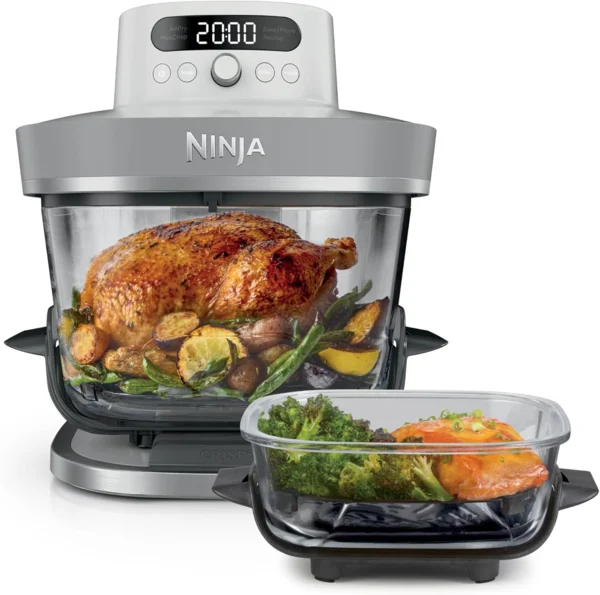 Ninja CRISPi PRO XL üveg air fryer, fehér