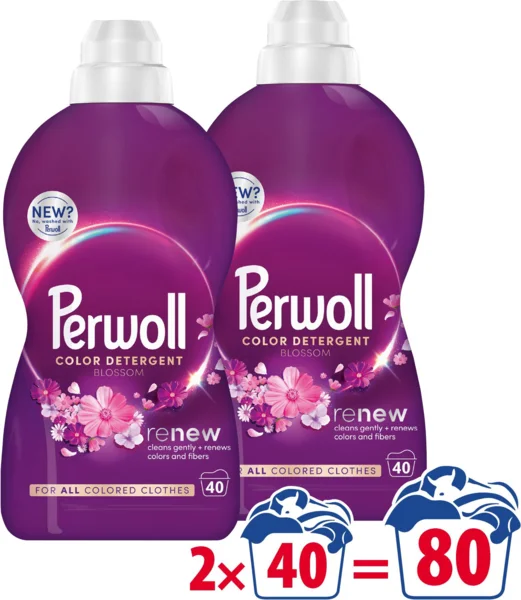 Perwoll Renew Blossom 2× 2 l (80 mosás) mosógél (AlzaPlus+)
