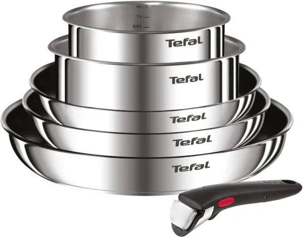 Tefal L881S604 Cook Eat Ingenio edénykészlet, 6 db edénykészlet (AlzaPlus+) + 10 darabos edénykészlet ajándékba