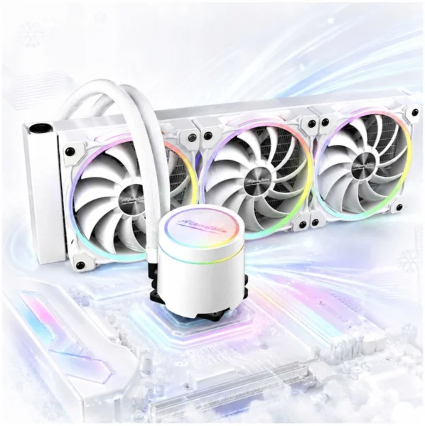 Vízhűtés Alpenföhn 360 ARGB White – hatékony, csendes és látványos RGB