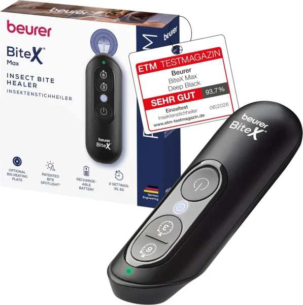 Beurer BiteX Max rovarcsípés gyógyító, fekete