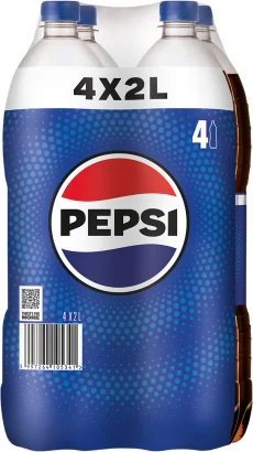 Pepsi Cola colaízű szénsavas üdítőital cukorral és édesítőszerekkel 4 x 2 l