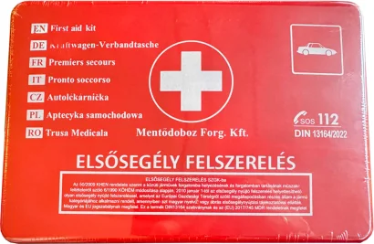 Személyautóra elsősegély doboz B típus
