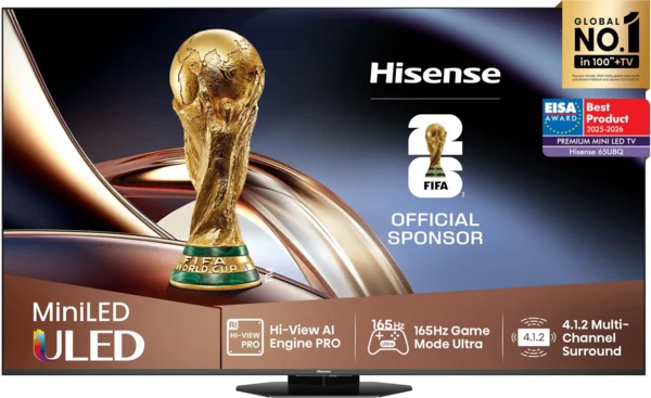 65" Hisense 65U8Q televízió