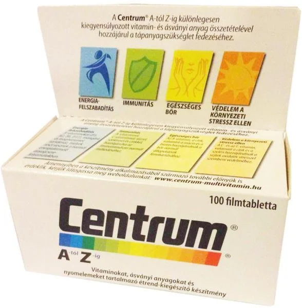 Akciós Centrum A-tól Z-ig filmtabletta 100x (közeli lejárat!)