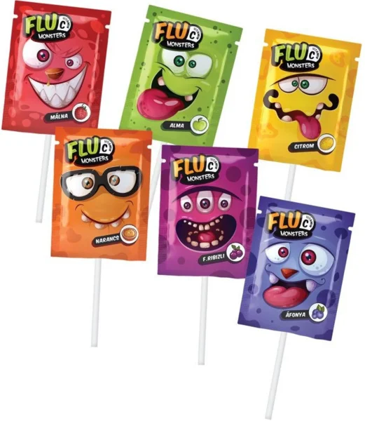 Flu Monsters Vitaminos Nyalóka (közeli lejárat)