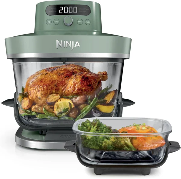 Ninja CRISPi PRO XL üveg airfryer, moosgrün