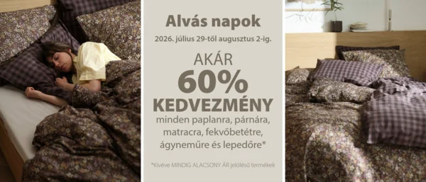 Alvás napok - Hálószoba berendezés nagyszerű áron