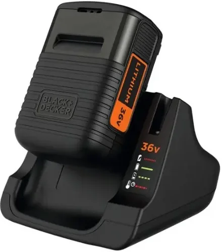 Black+decker - 1, 3A töltő és 1x 36 V-os Li-Ion 2, 0 Ah akkumulátor készlet (BDC2A36-QW)
