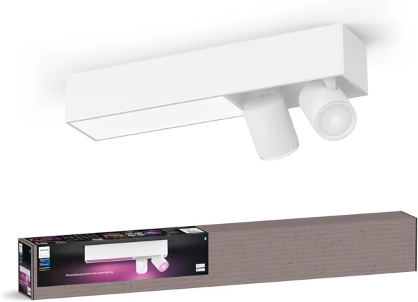 Philips Hue Centris White & Color Ambiance mennyezeti spotlámpa, 2-es, fehér