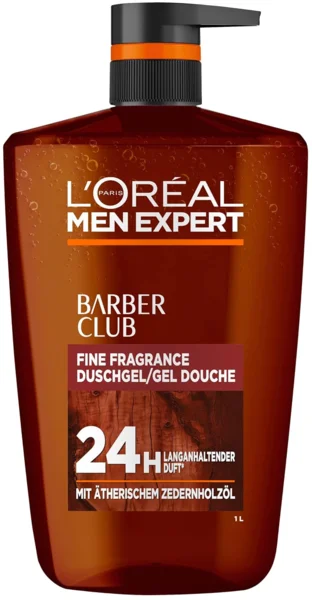 L'Oréal Men Expert Barber Club Tusfürdő és Sampon, 1000 ml