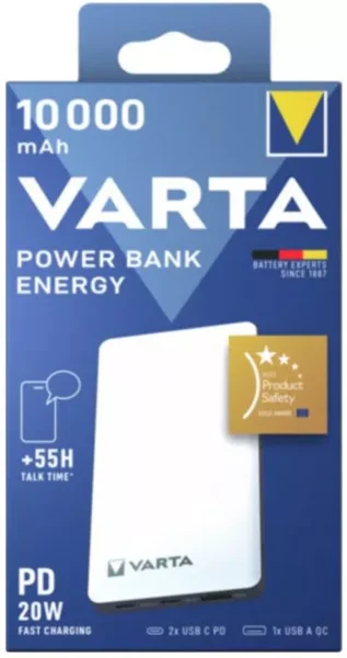 Varta 10000 mAh powerbank (57976101111)