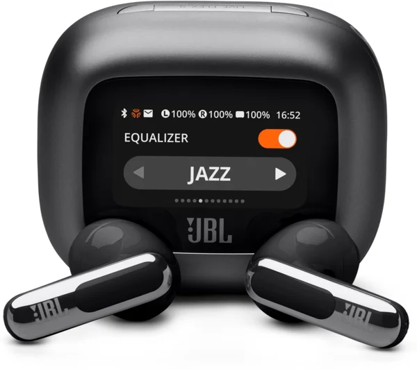 JBL Live Flex 3, fekete vezeték nélküli fül-/fejhallgató (AlzaPlus+)