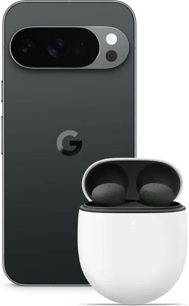 Google Pixel 10 Pro 128GB okostelefon + Buds Pro 2, Obsidian