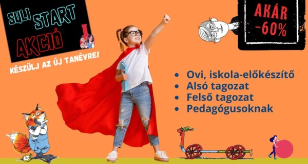 Suli start akció (10-60% kedvezmény)