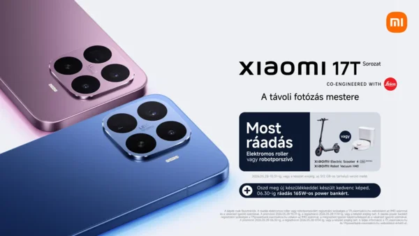 Ajándék Xiaomi Electric Scooter 4 Lite (2nd Gen) ha Xiaomi 17T telefont vásárolsz