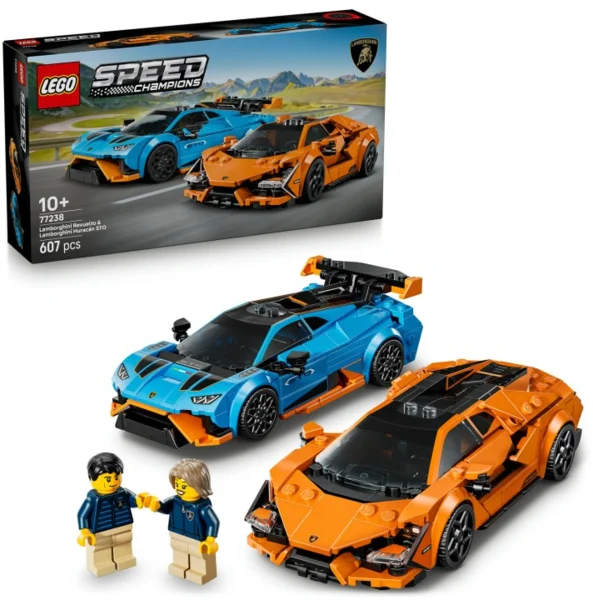LEGO Speed Champions 77238 Lamborghini Revuelto és Huracán STO
