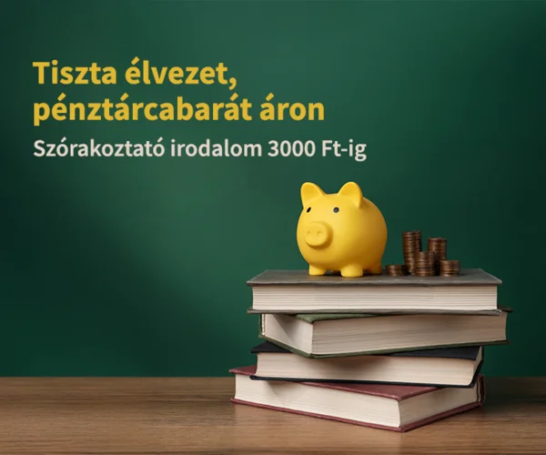 Tiszta élvezet, pénztárcabarát áron (antikvár szórakoztatóirodalom 3 ezer Ft-ig)