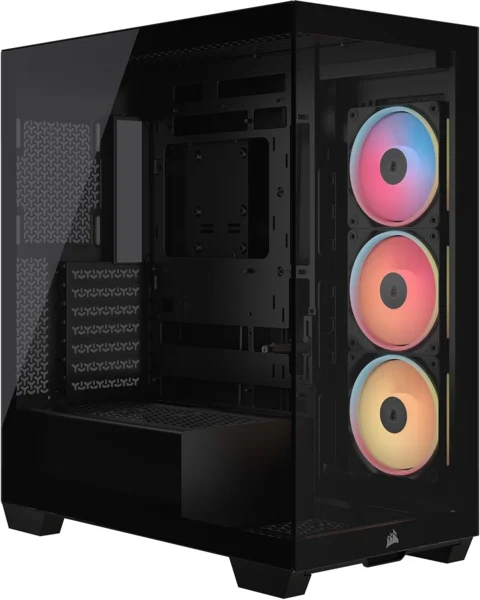 Corsair 3500X LX-R RGB Mid-Tower PC-ház - Fekete