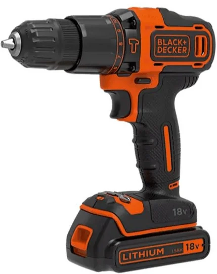 Black+Decker BLACK + DECKER BDCHD18K-QW Akkus ütvefúró-csavarozó koffer