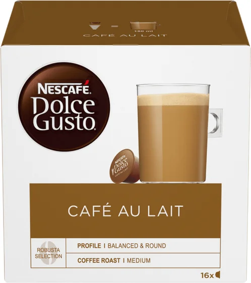 NESCAFÉ® Dolce Gusto® Café Au Lait Kávékapszula 16 db