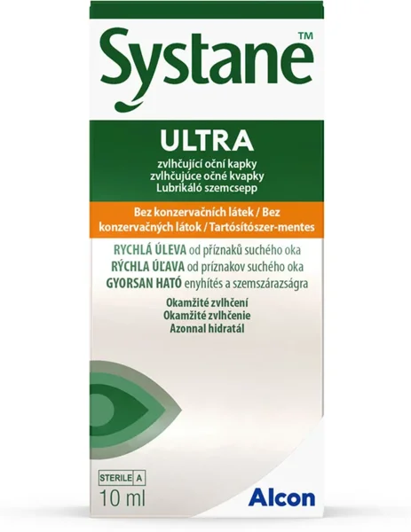 SYSTANE Ultra tartósítószer-mentes lubrikáló szemcsepp (10ml)