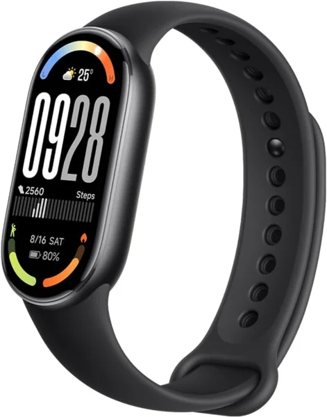 Xiaomi Smart Band 10 okoskarkötő, fekete